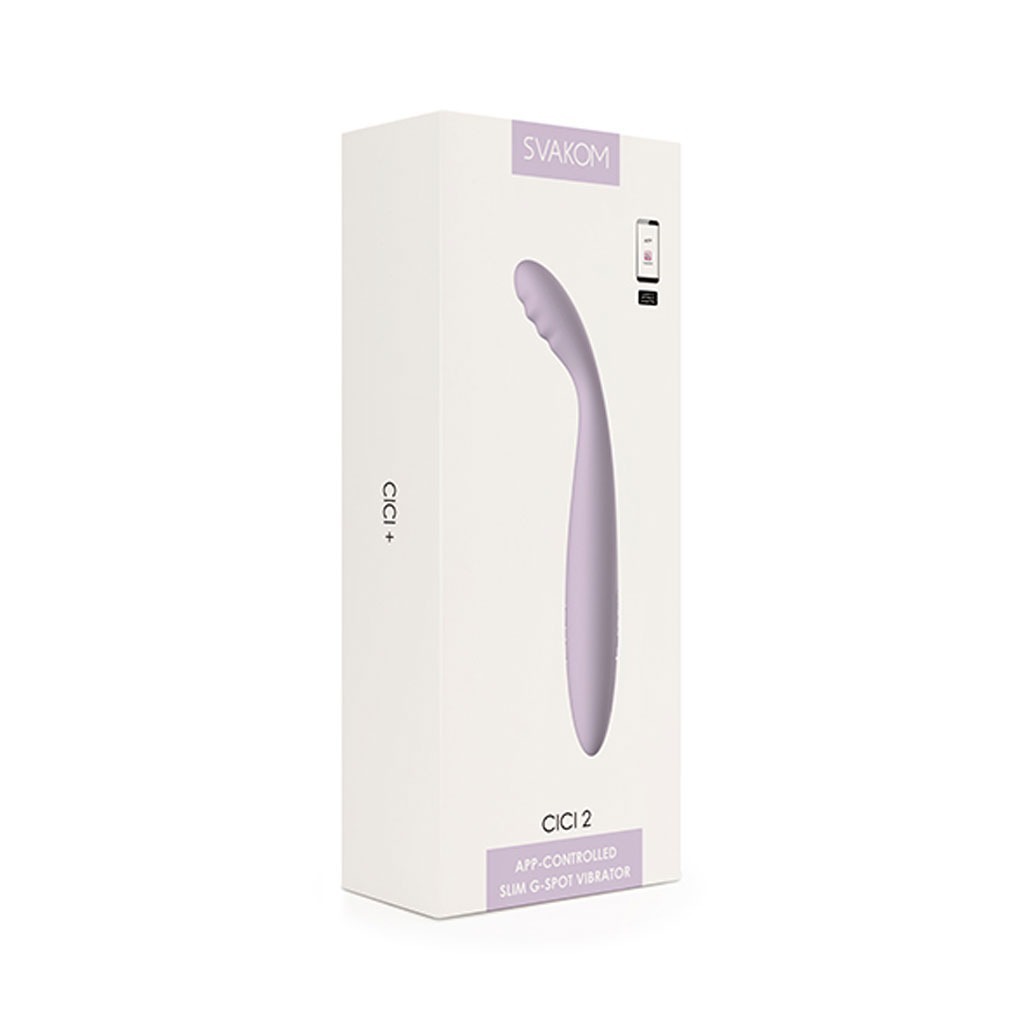 Svakom - Cici 2 G-Spot Vibrator Lila met App verpakking